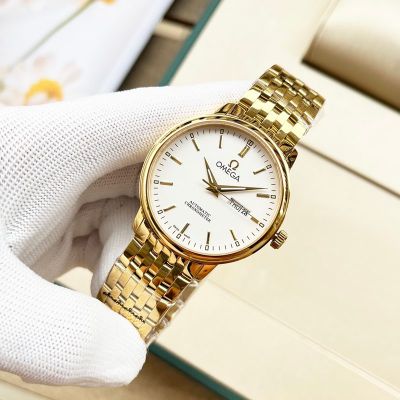 Omega Automatic Mechanical 316L Steel 42MM Stainless Steel Strap Men Watch